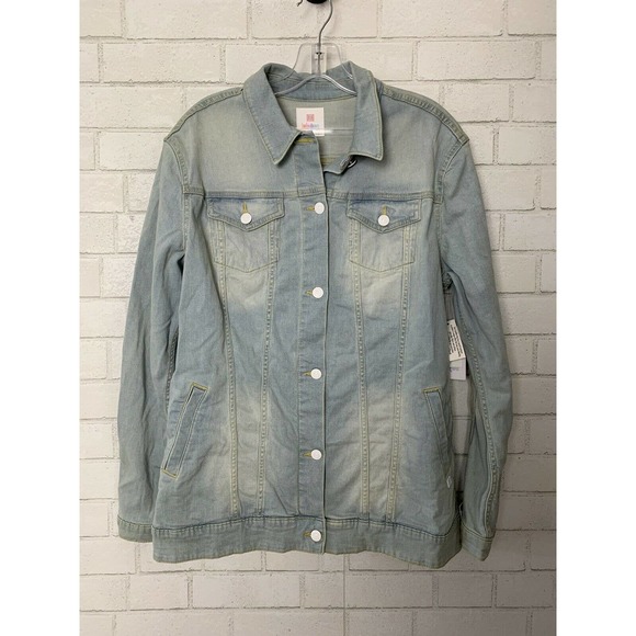 LuLaRoe Jackets & Blazers - Lularoe Denim Jean Jacket Womens L Large Jaxon